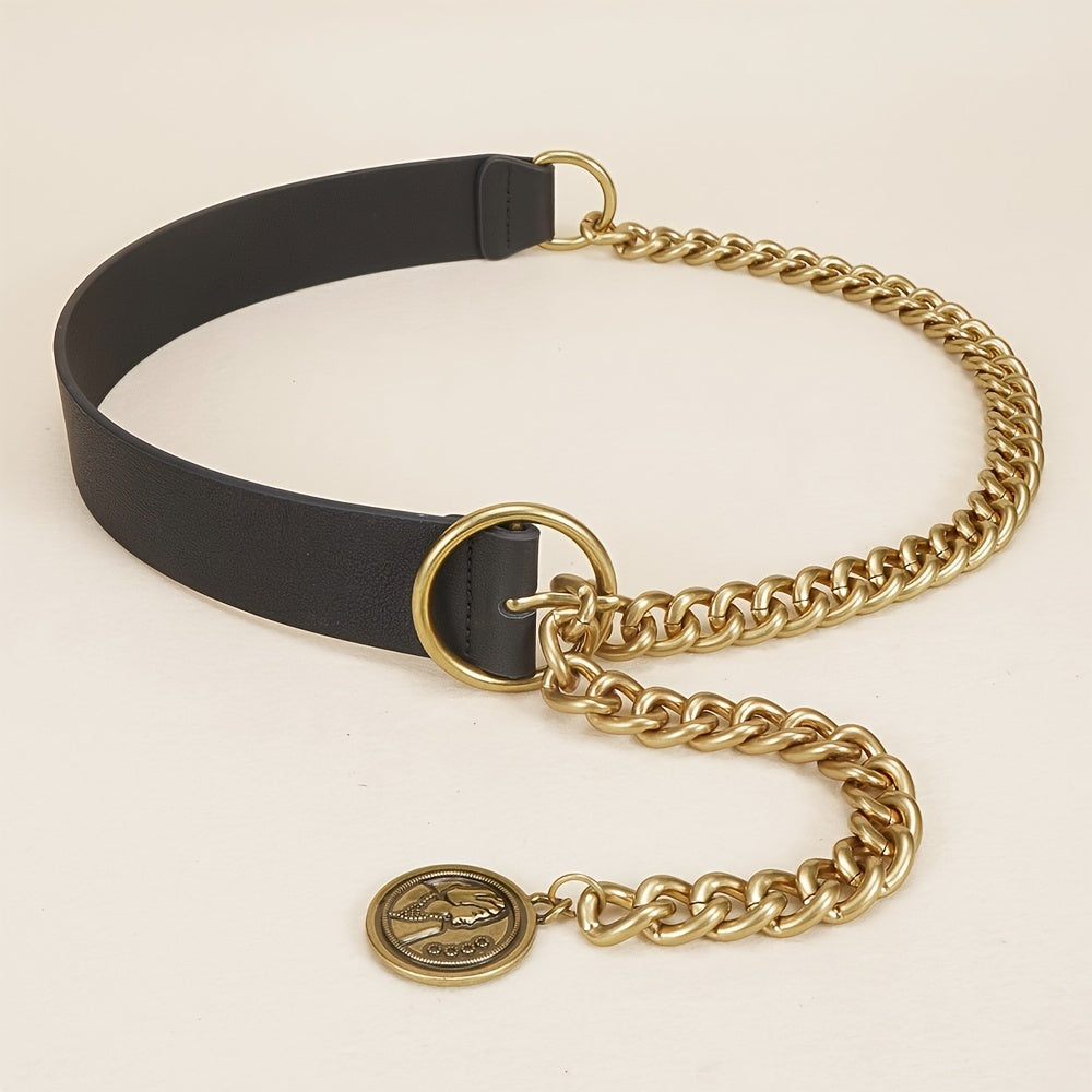 WL Atelier | Vintage Metal Chain Pendant Belt
