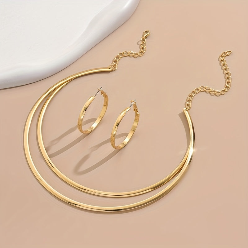 WL Atelier | 3-Piece Geometric Hoop Earring Set