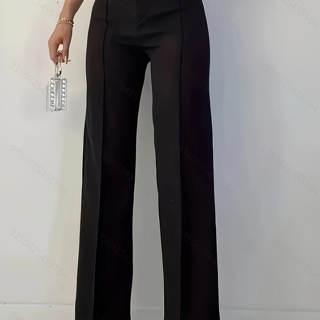 WL Atelier | Elegant High-Waisted Slim-Fit Suit Pants