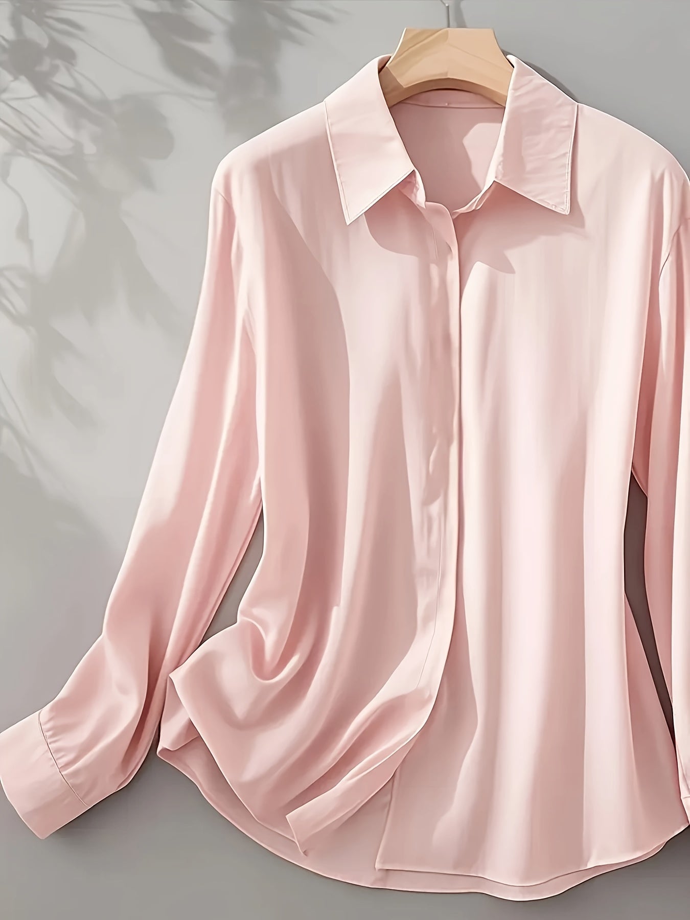 WL Atelier | Elegant Light Blue French-Style Button-Up Shirt