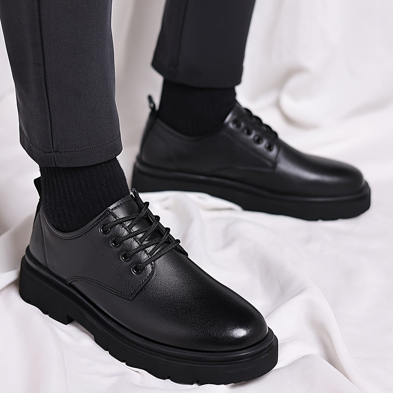 WL Atelier Men | Classic Black Lace-Up Dress Shoes