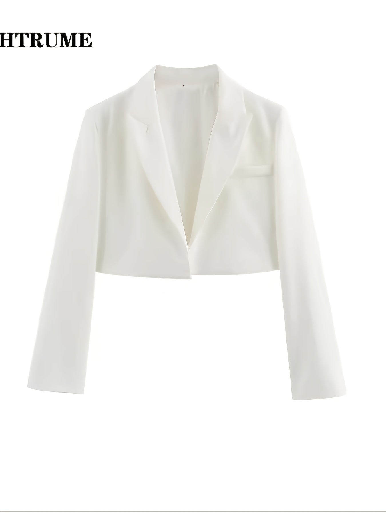 WL Atelier | Elegant White Cropped Blazer