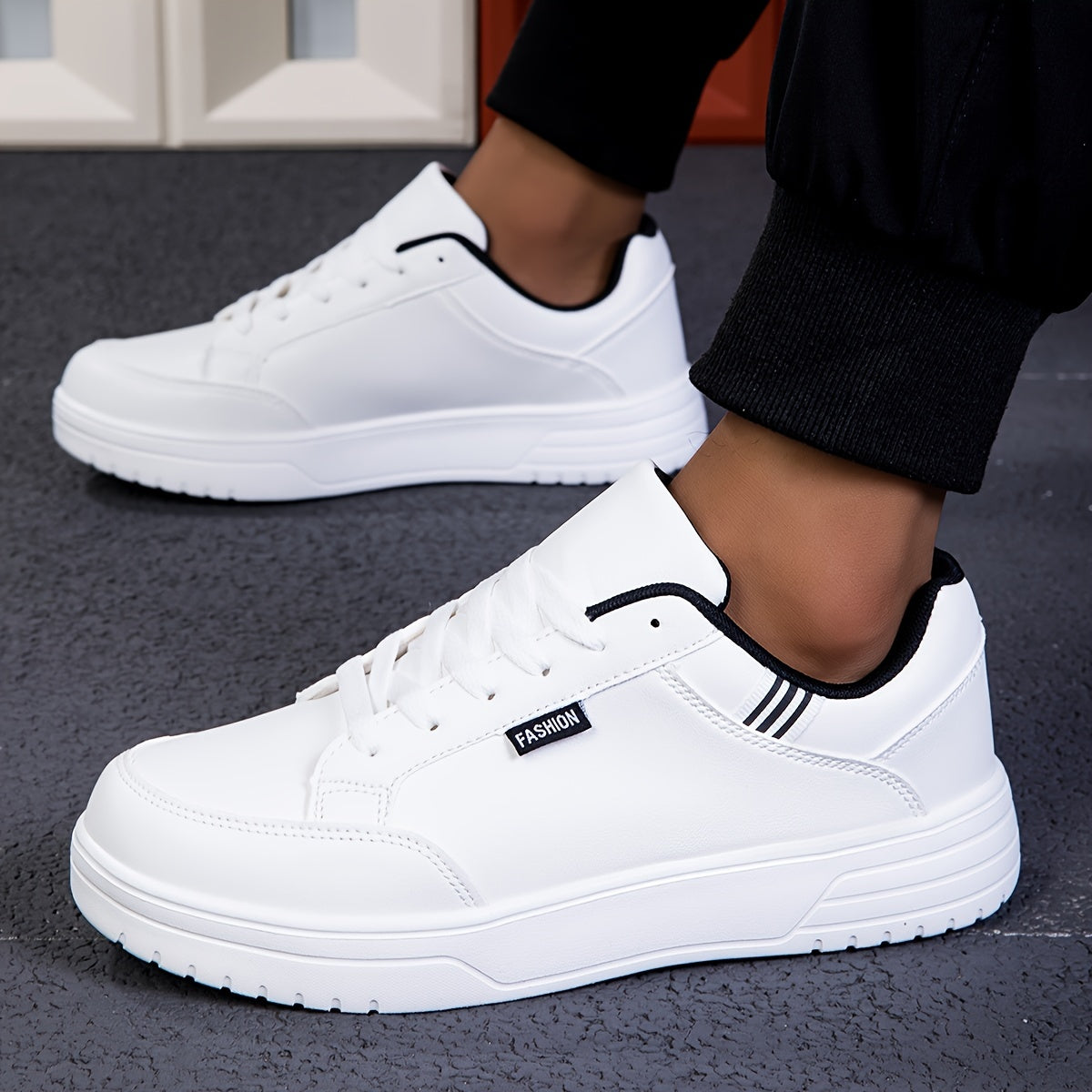 WL Atelier Men | Low-Top Soft Sole Skate Sneakers