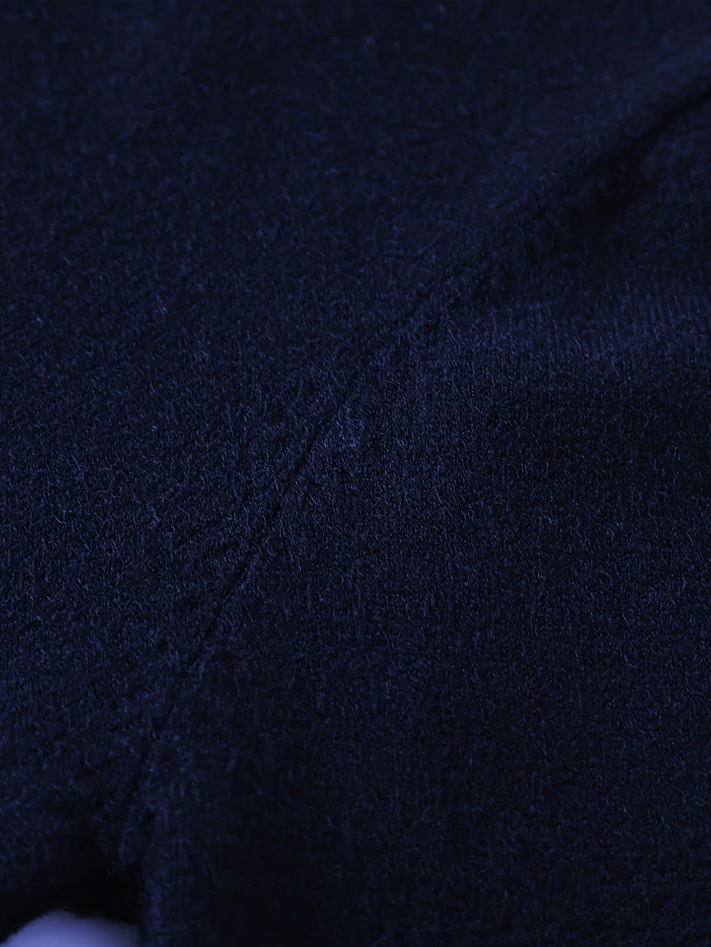 WL Atelier Men | Navy Blue Zippered Knit Sweater