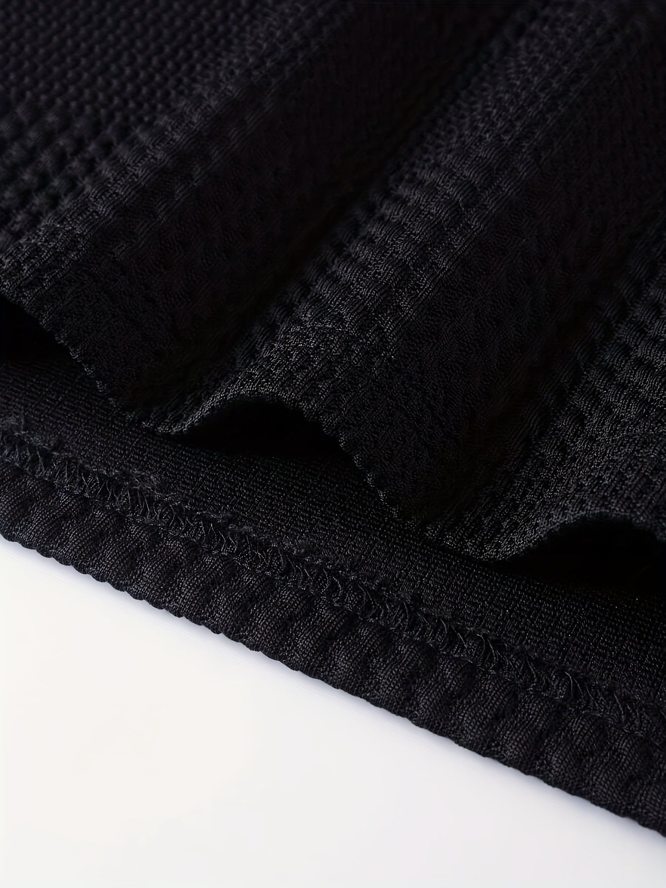 WL Atelier Men | Sleek Black Long-Sleeve Stretch Shirt