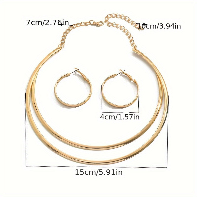 WL Atelier | 3-Piece Geometric Hoop Earring Set