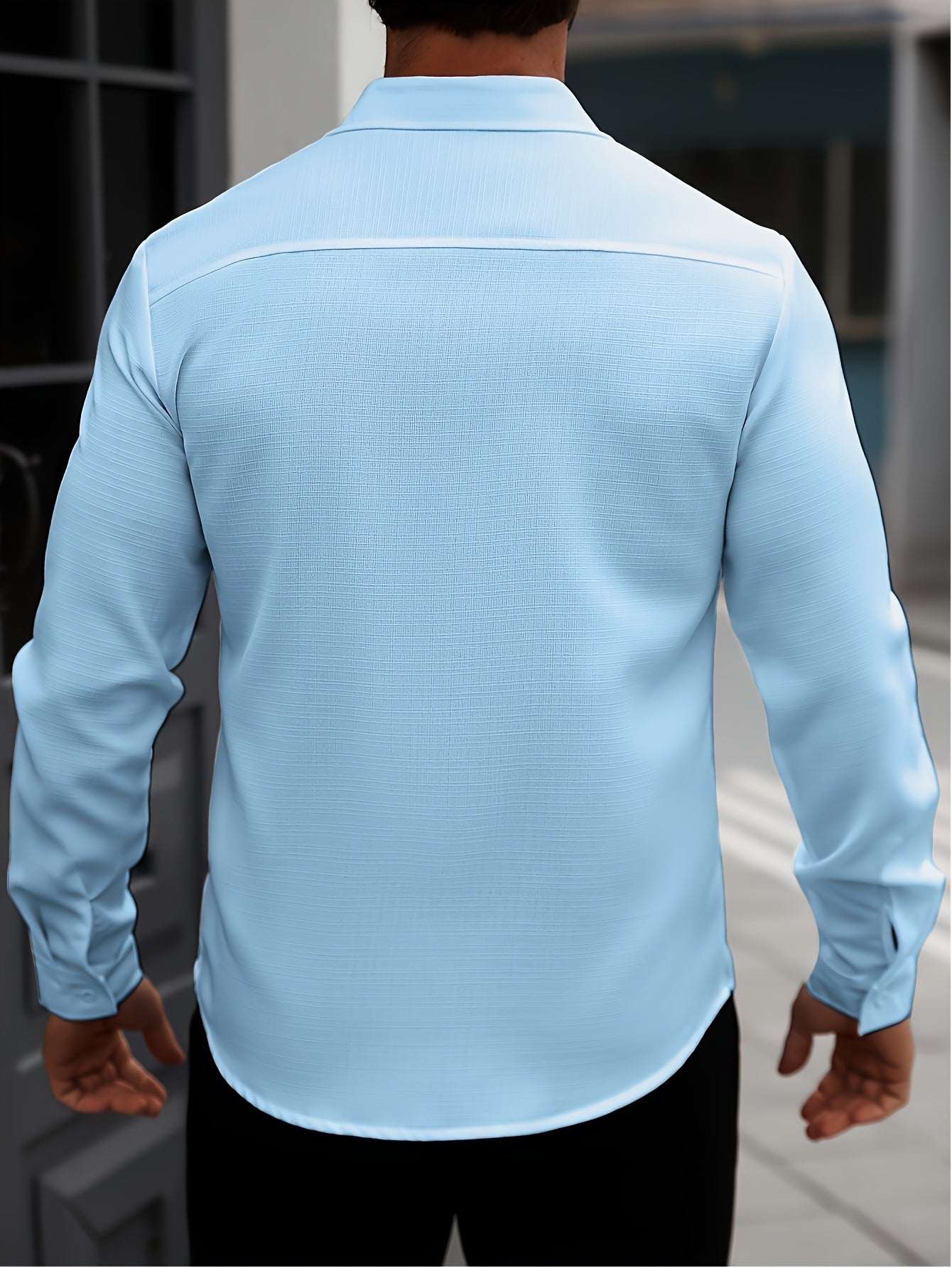 WL Atelier Men | Classic White Long-Sleeve Dress Shirt