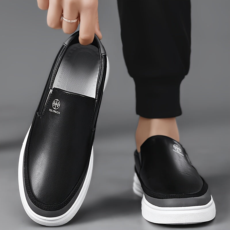 WL Atelier Men | Classic Black Slip-On Loafers