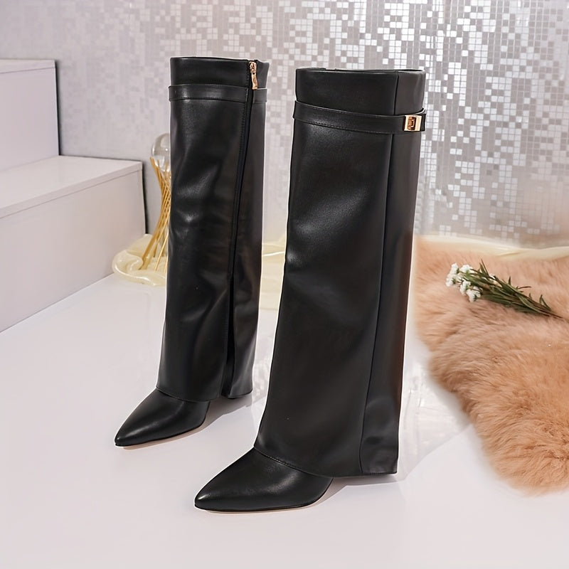 WL Atelier | Elegant Black Chunky Platform Boots