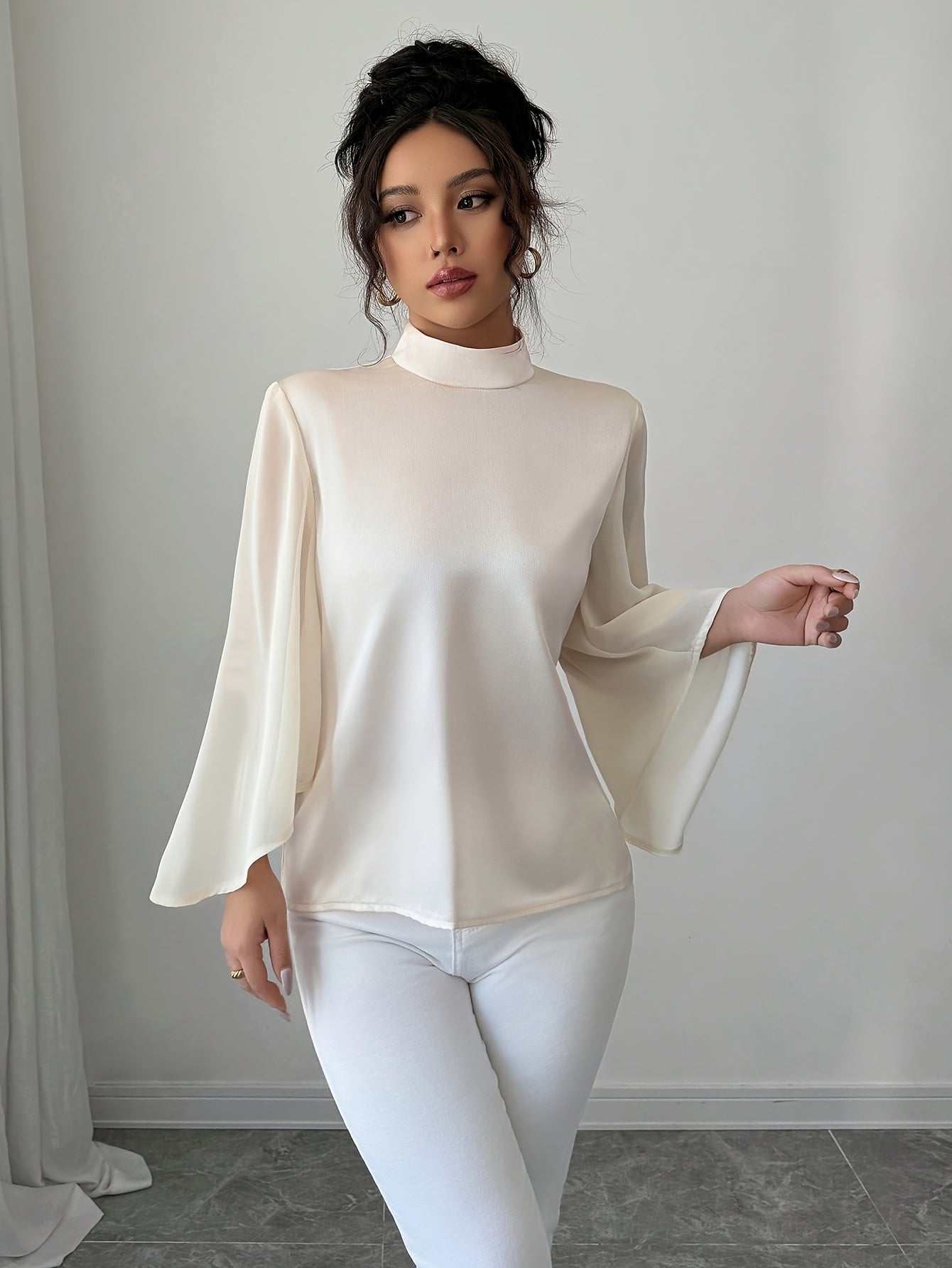 WL Atelier | Elegant Solid Color Office Blouse