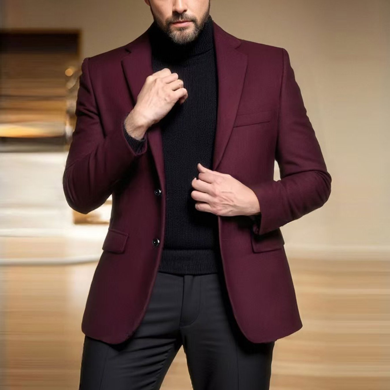WL Atelier Men | Autumn/Winter Tweed Single-Breasted Blazer
