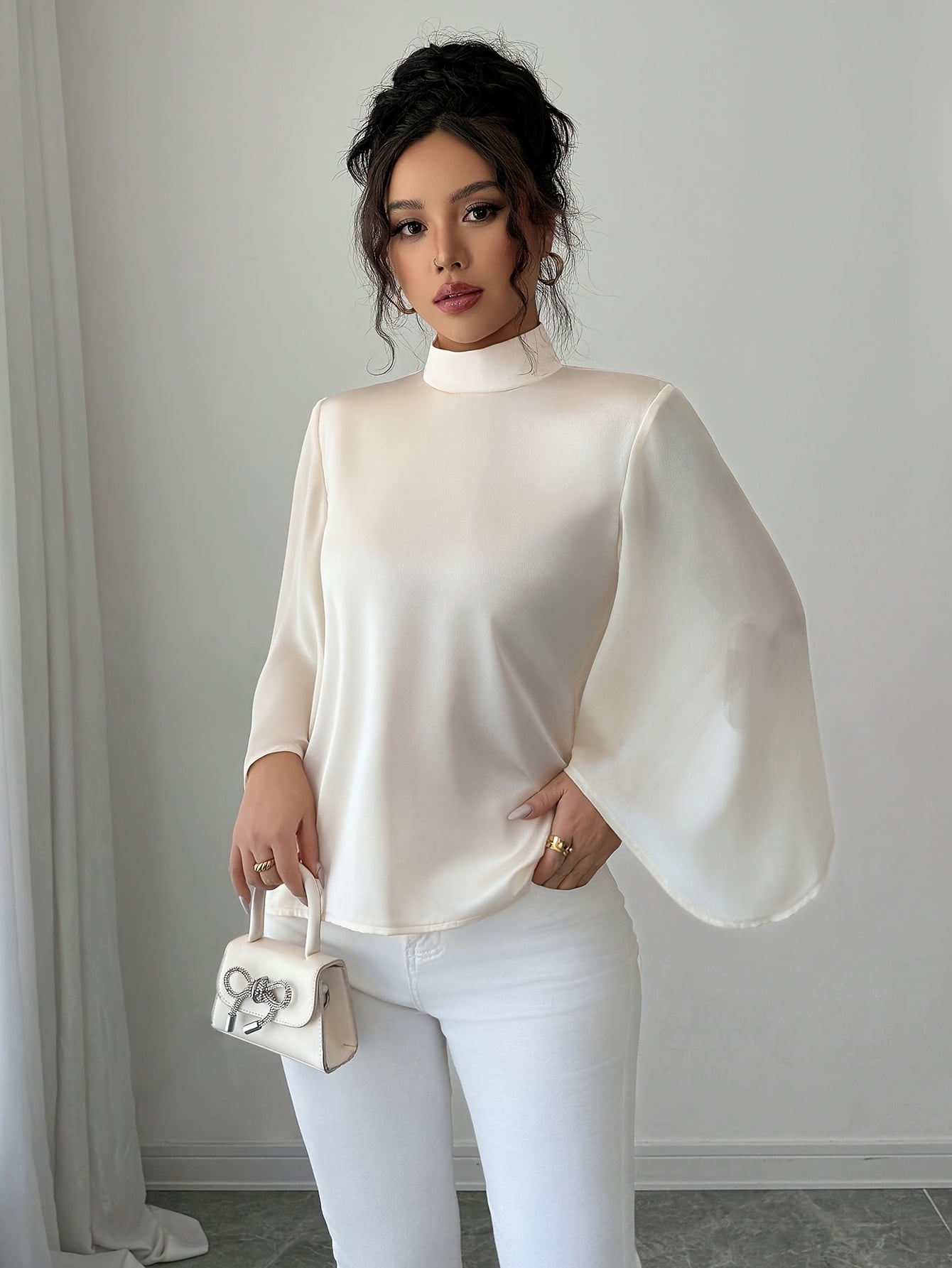 WL Atelier | Elegant Solid Color Office Blouse