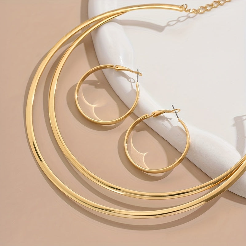 WL Atelier | 3-Piece Geometric Hoop Earring Set