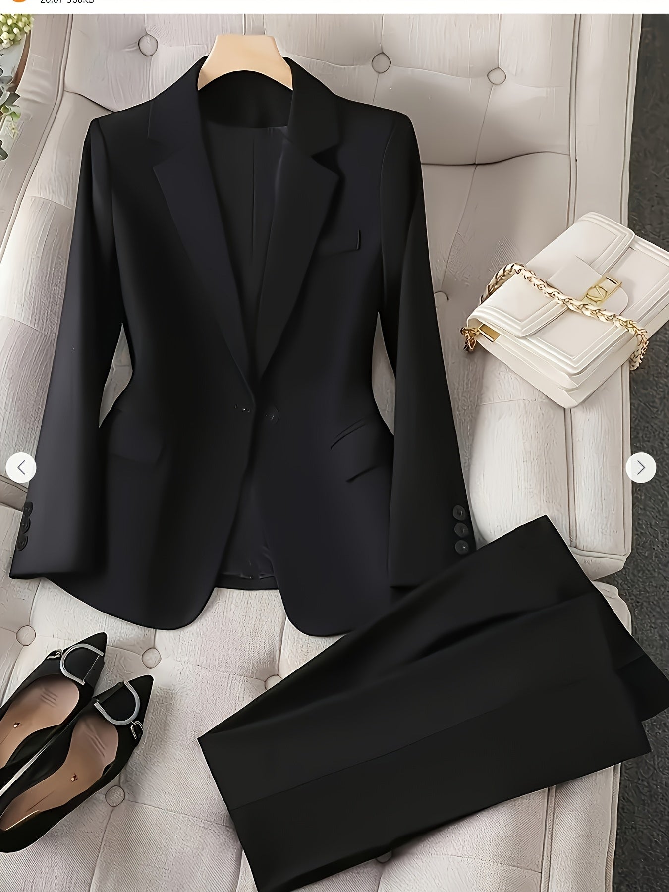 WL Atelier | Elegant Solid-Color Casual Blazer