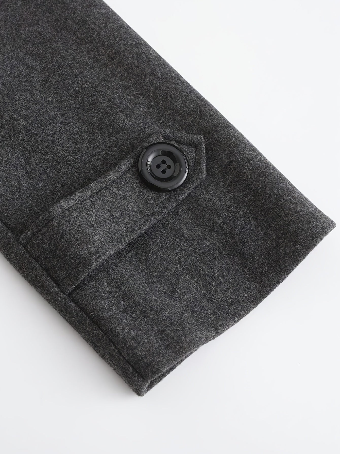WL Atelier Men | Elegant Black Double-Breasted Winter Coat