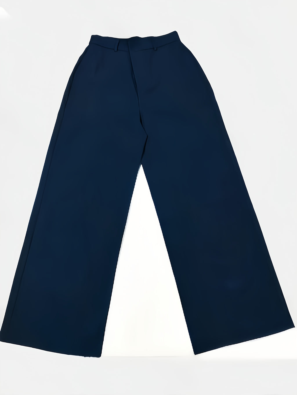 WL Atelier | Elegant Navy Blue Straight-Leg Tailored Pants