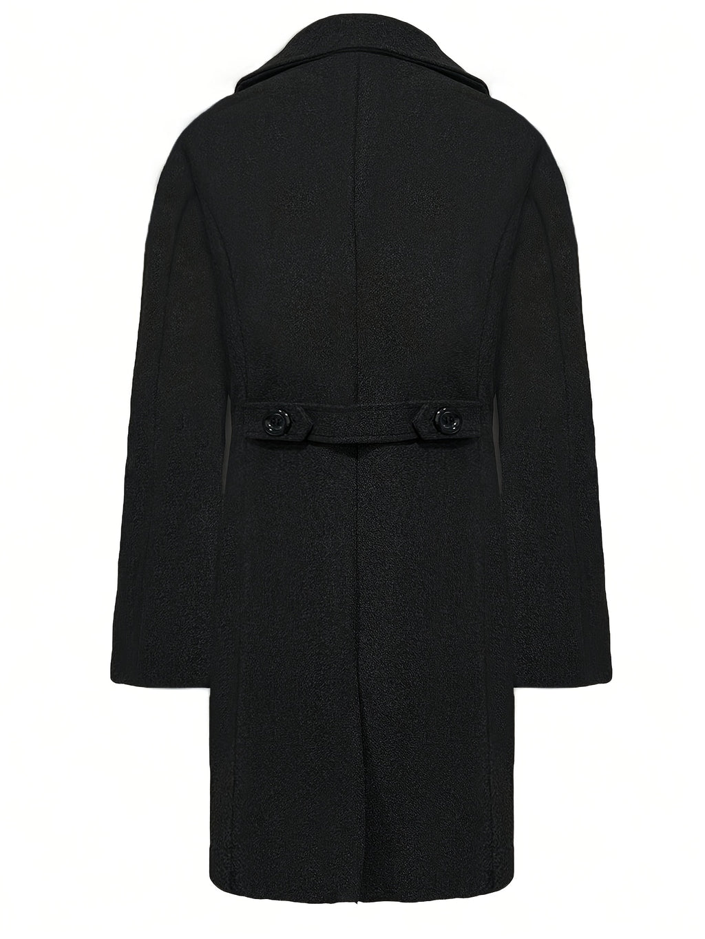 WL Atelier Men | Elegant Black Double-Breasted Winter Coat