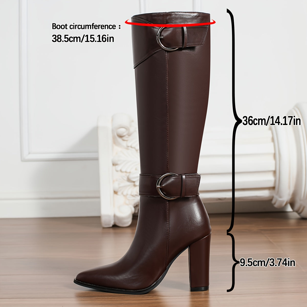 WL Atelier | Brown Chunky High-Heel Winter Boots