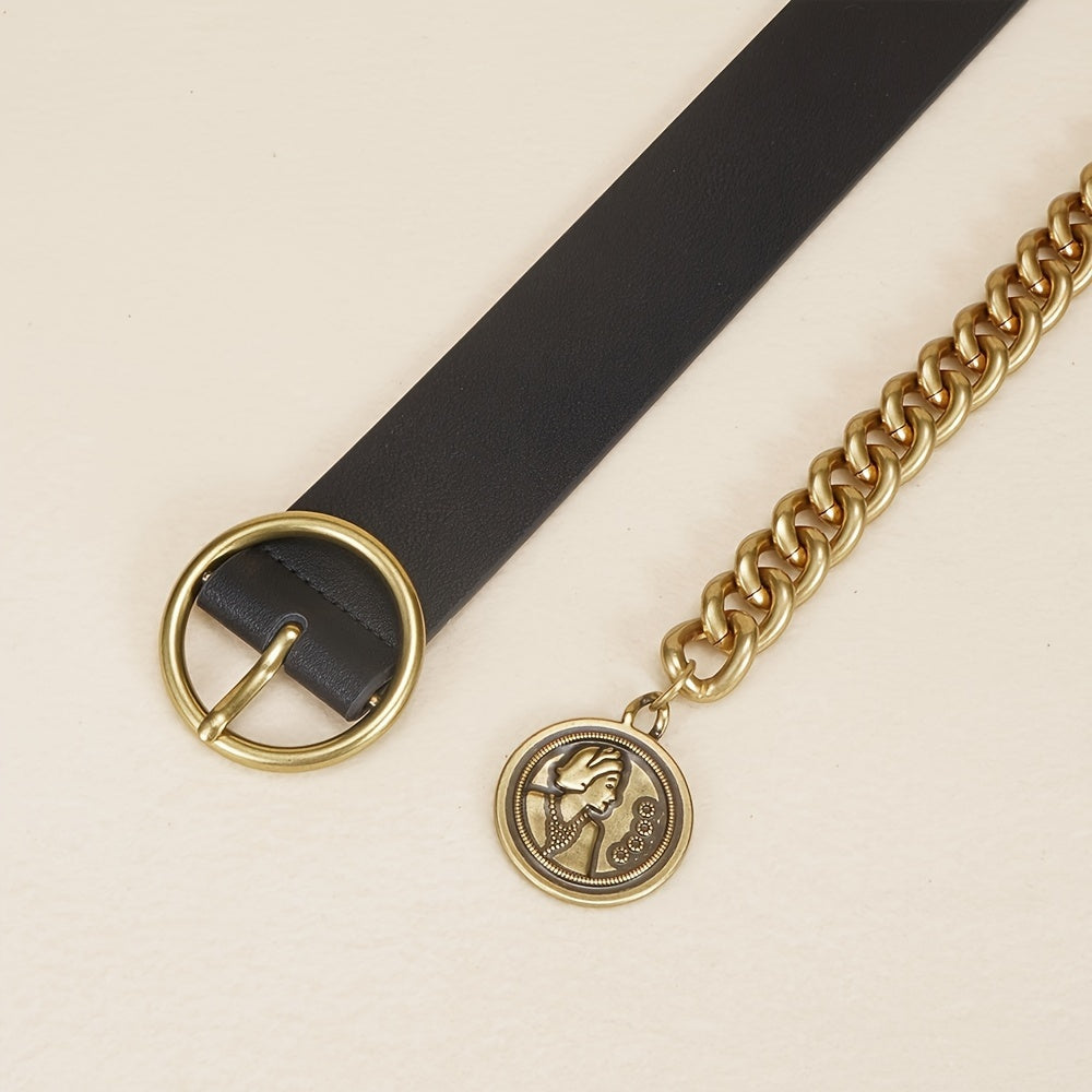 WL Atelier | Vintage Metal Chain Pendant Belt