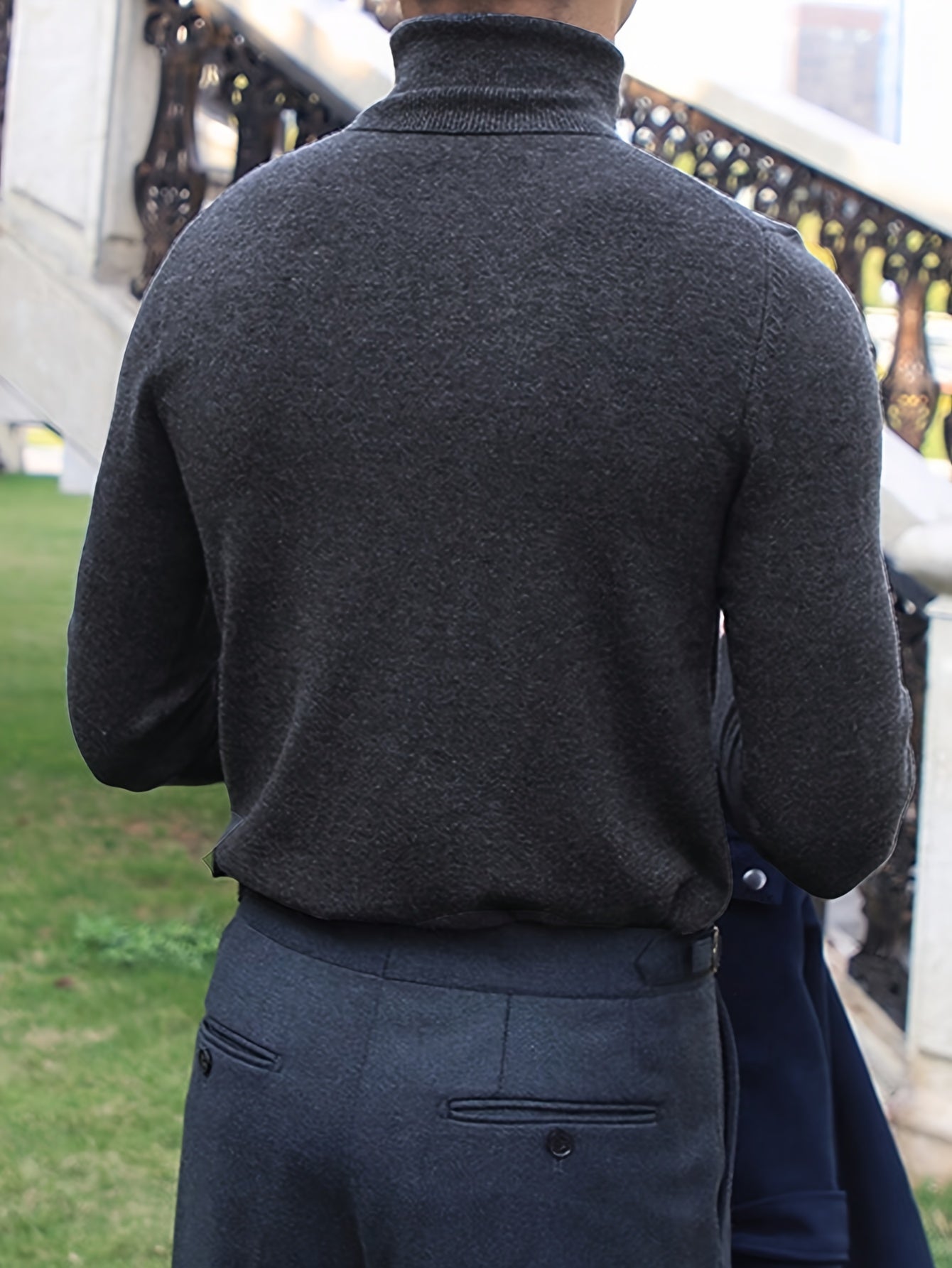 WL Atelier Men | Elegant High-Neck Turtleneck Sweater