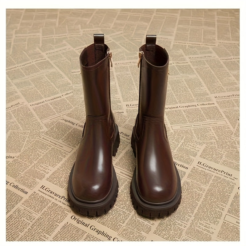 WL Atelier | Vintage Brown Chelsea Ankle Boots