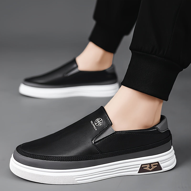 WL Atelier Men | Classic Black Slip-On Loafers
