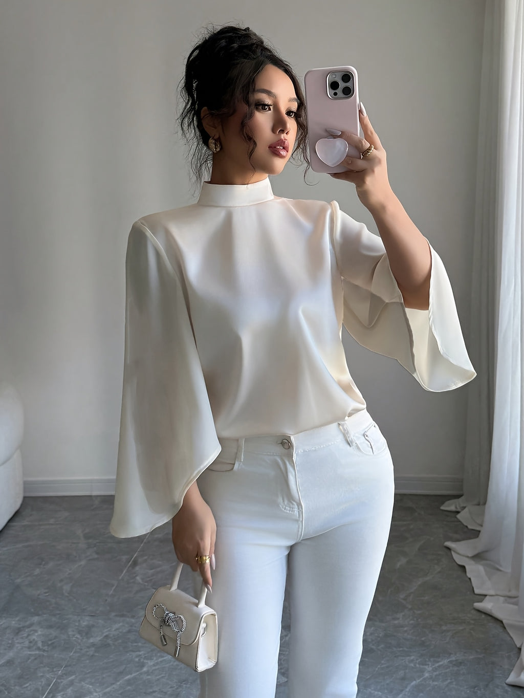 WL Atelier | Elegant Solid Color Office Blouse