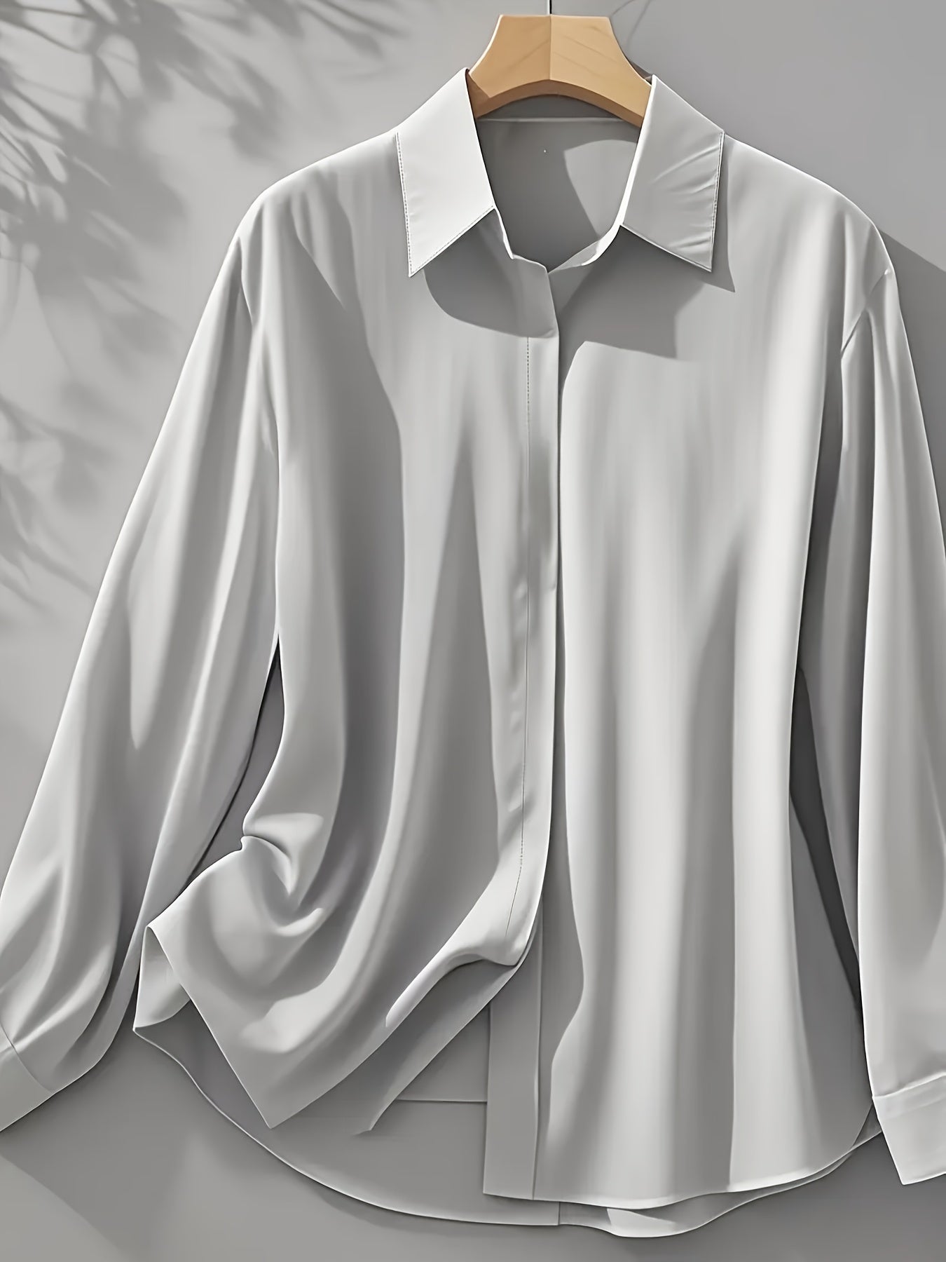 WL Atelier | Elegant Light Blue French-Style Button-Up Shirt