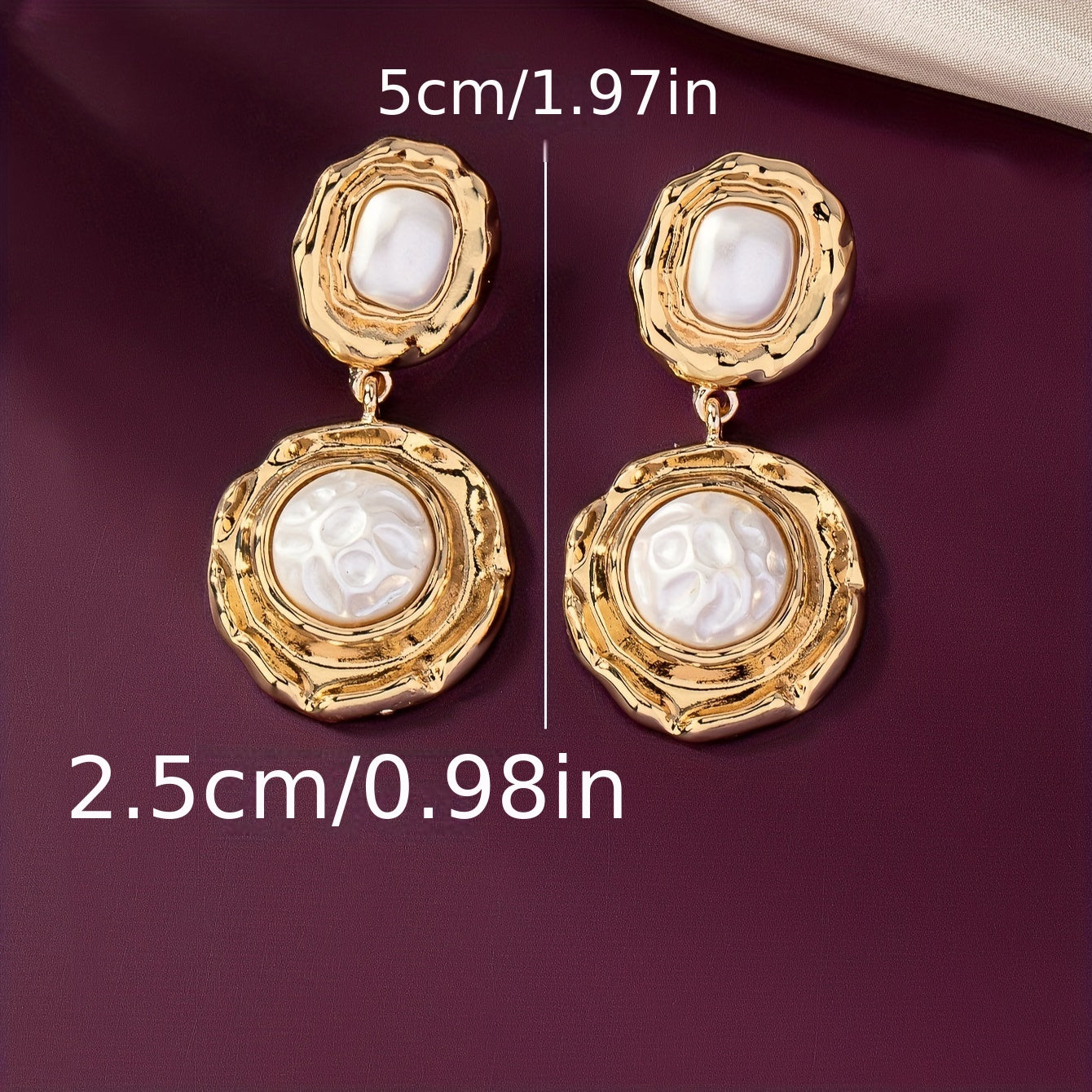 WL Atelier | Elegant Zinc Alloy Dangle Earrings