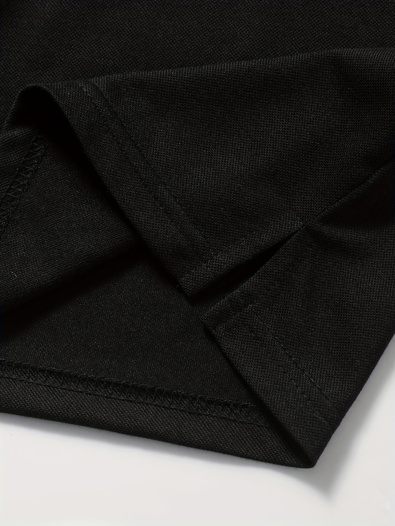 WL Atelier Men | Black Polo Shirt with Golden Accents