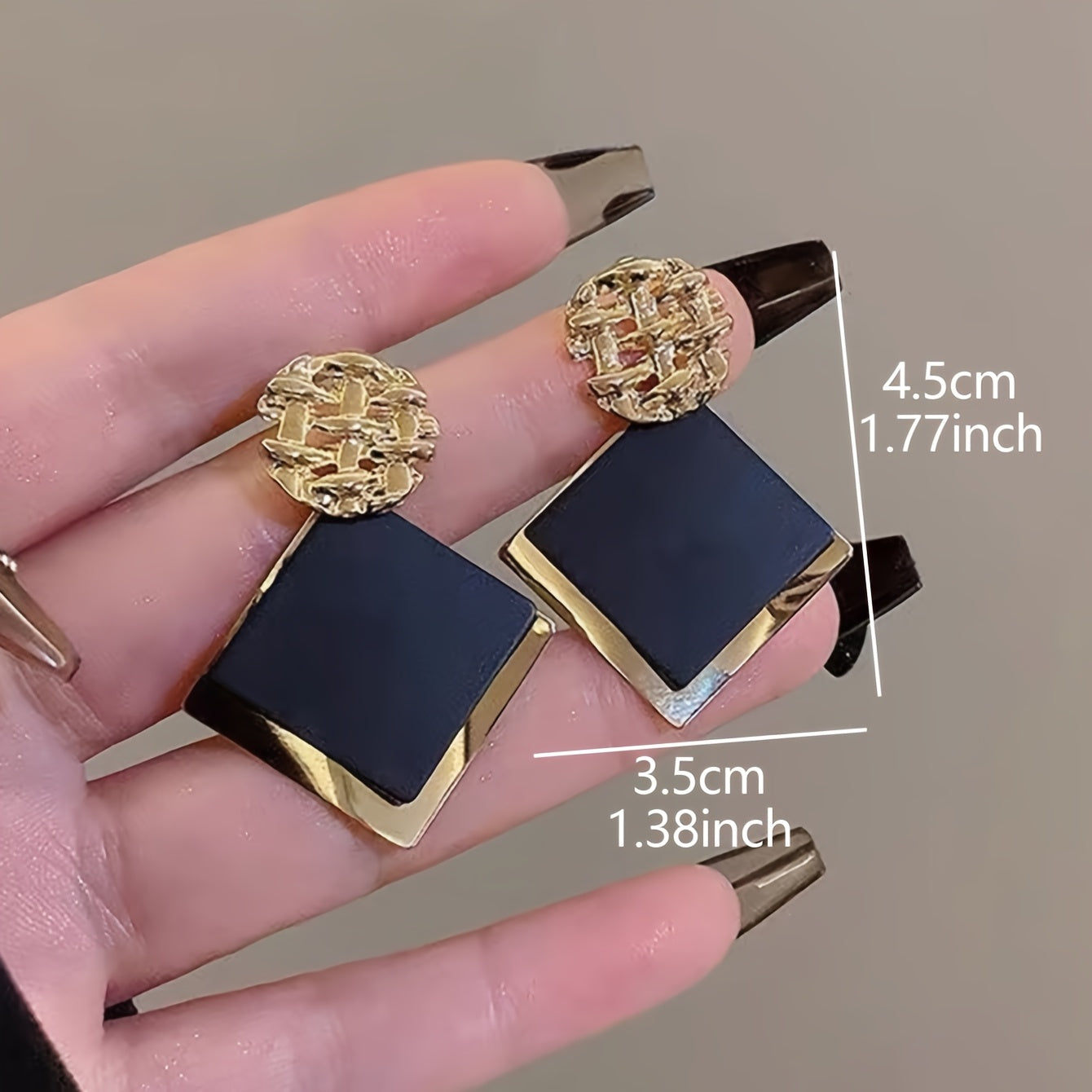 WL Atelier | Vintage-Inspired Geometric Drop Earrings