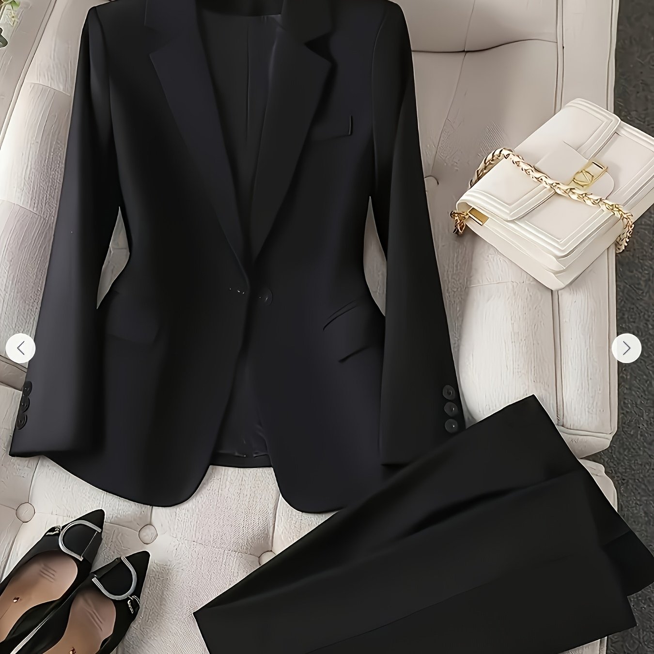 WL Atelier | Elegant Solid-Color Casual Blazer