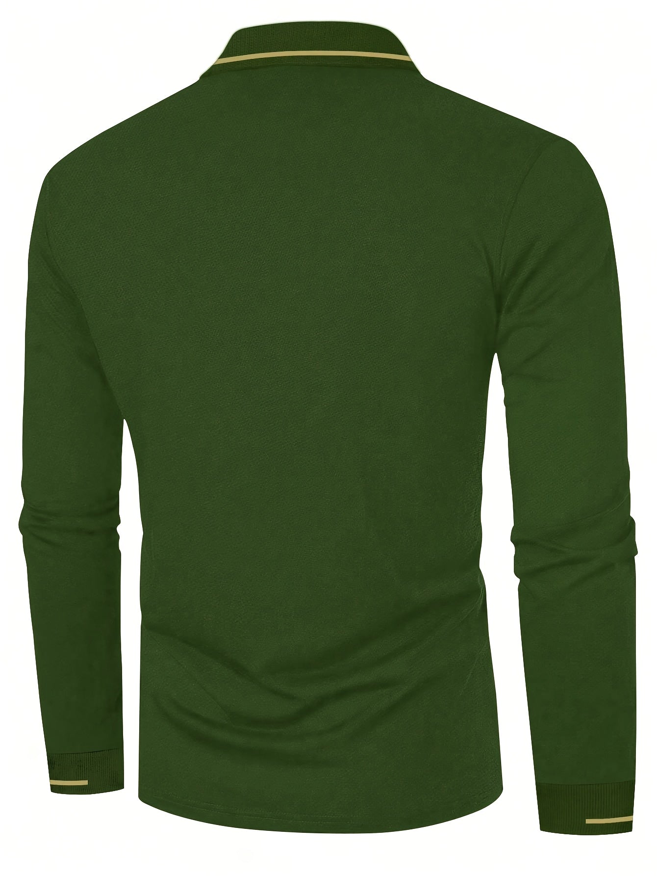 WL Atelier Men | Classic White Long-Sleeve Polo Shirt