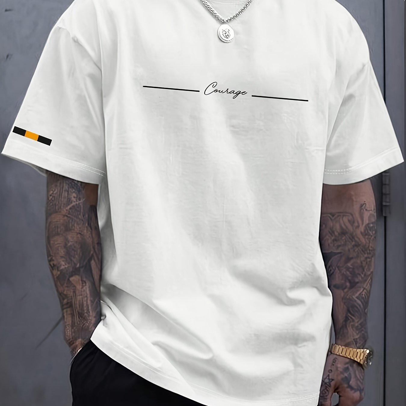 WL Atelier Men | Elegant Geometric Cotton T-Shirt