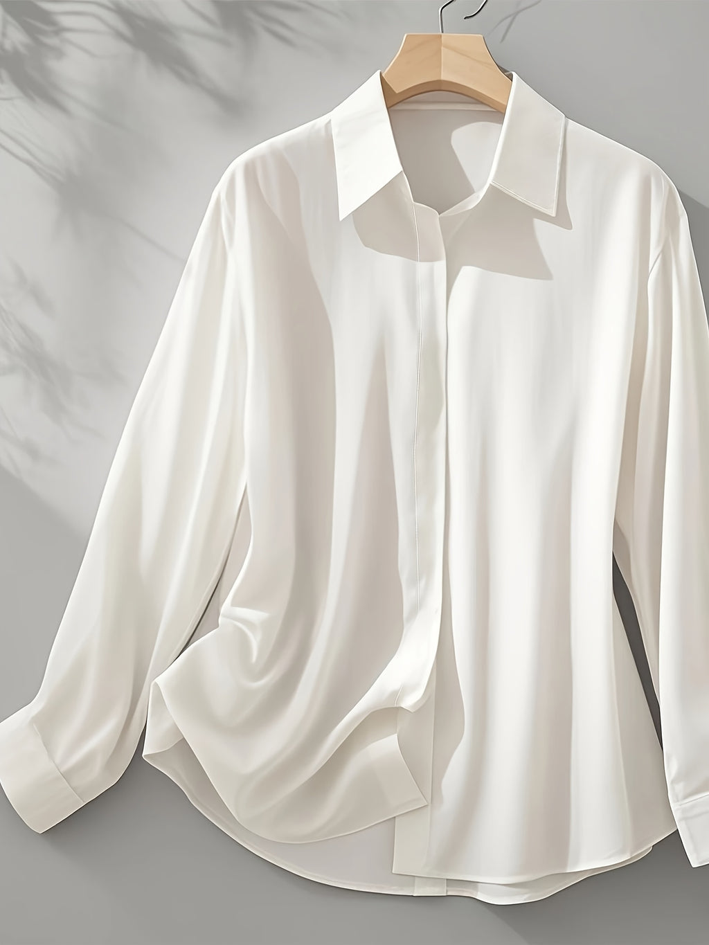 WL Atelier | Elegant Light Blue French-Style Button-Up Shirt