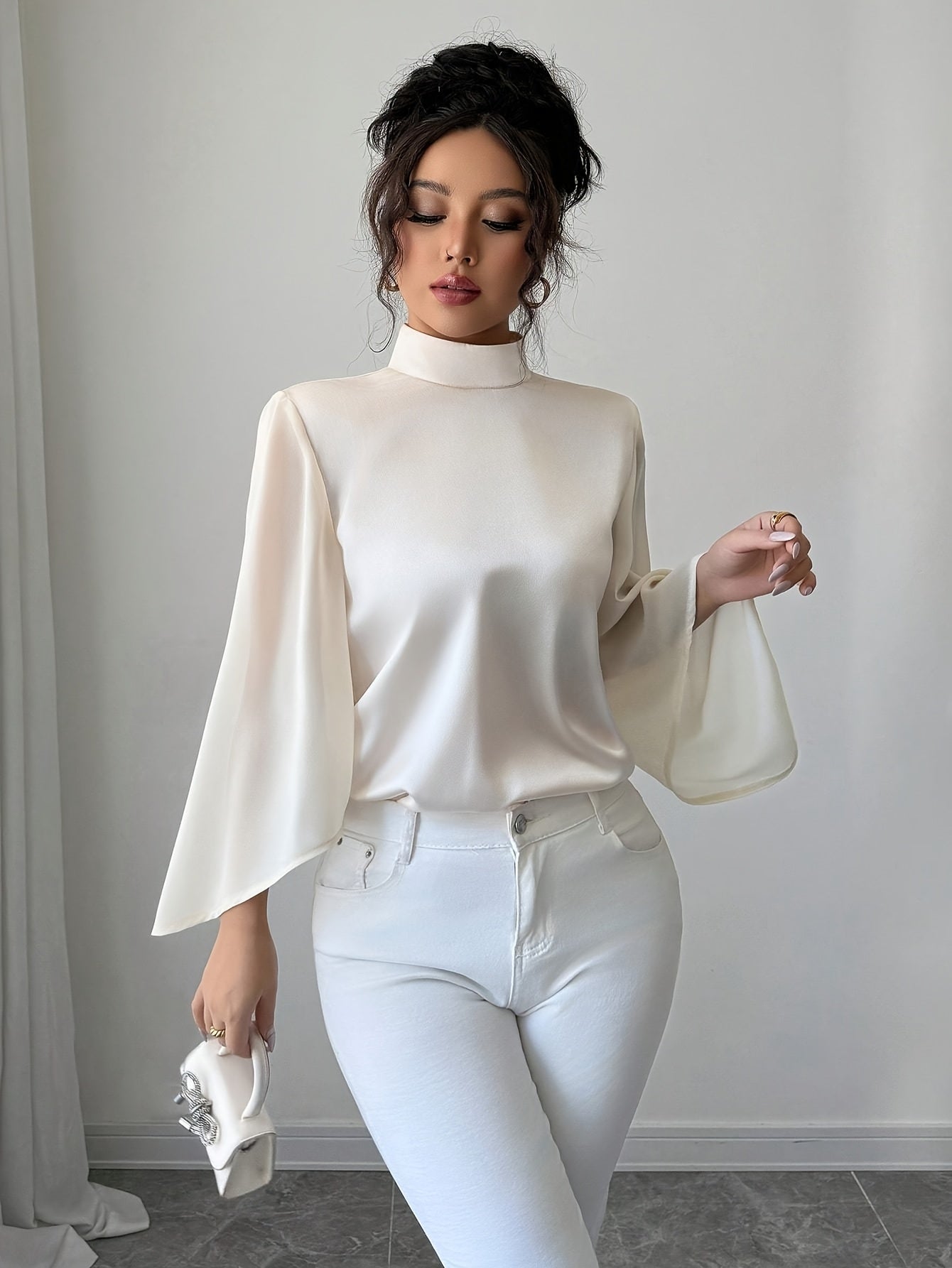 WL Atelier | Elegant Solid Color Office Blouse