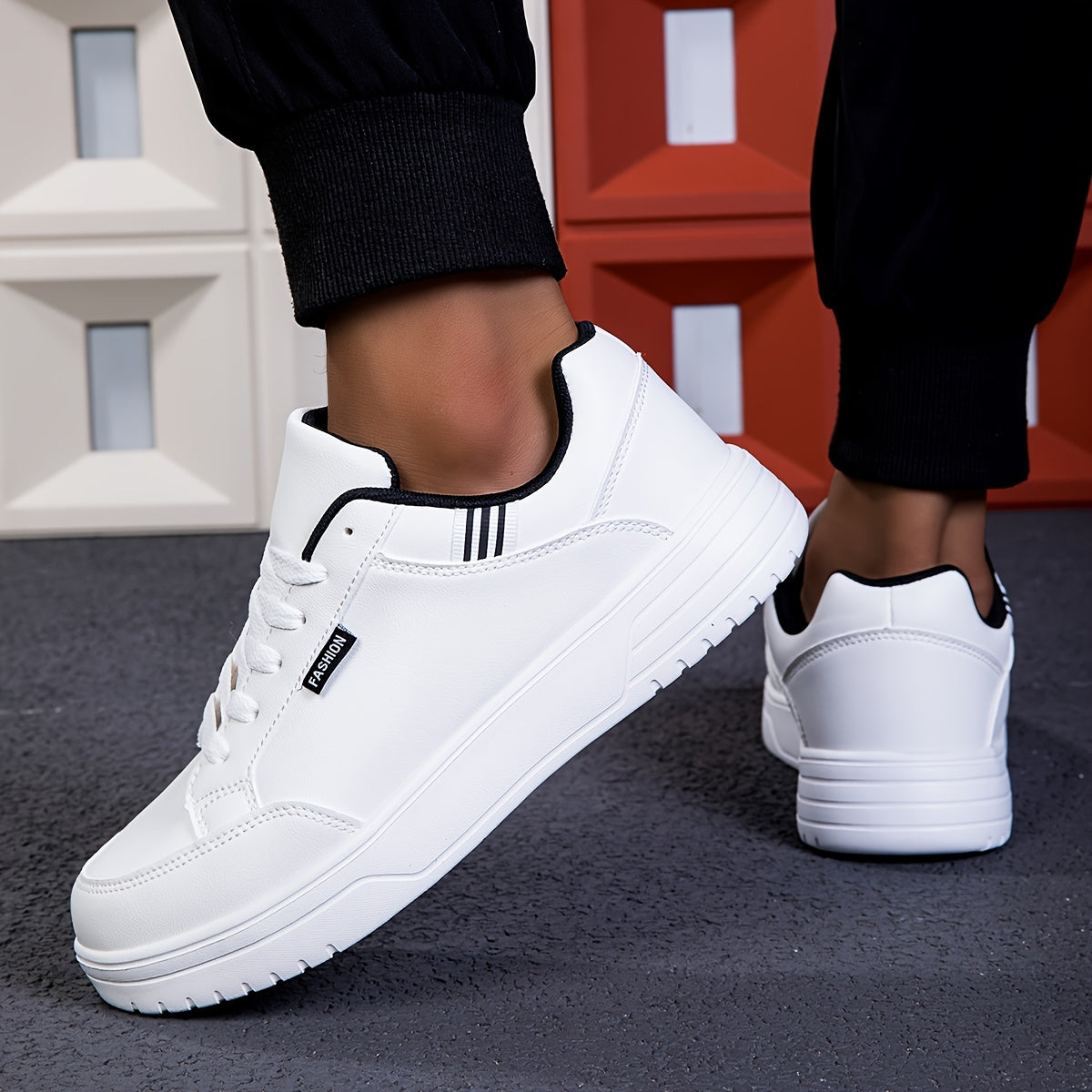 WL Atelier Men | Low-Top Soft Sole Skate Sneakers