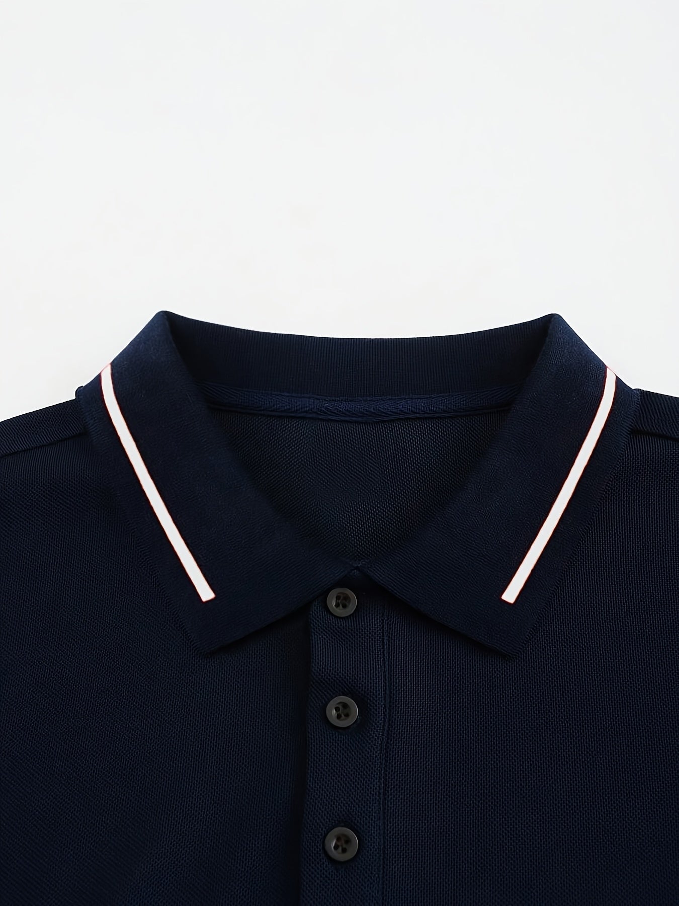 WL Atelier Men | Classic White Long-Sleeve Polo Shirt