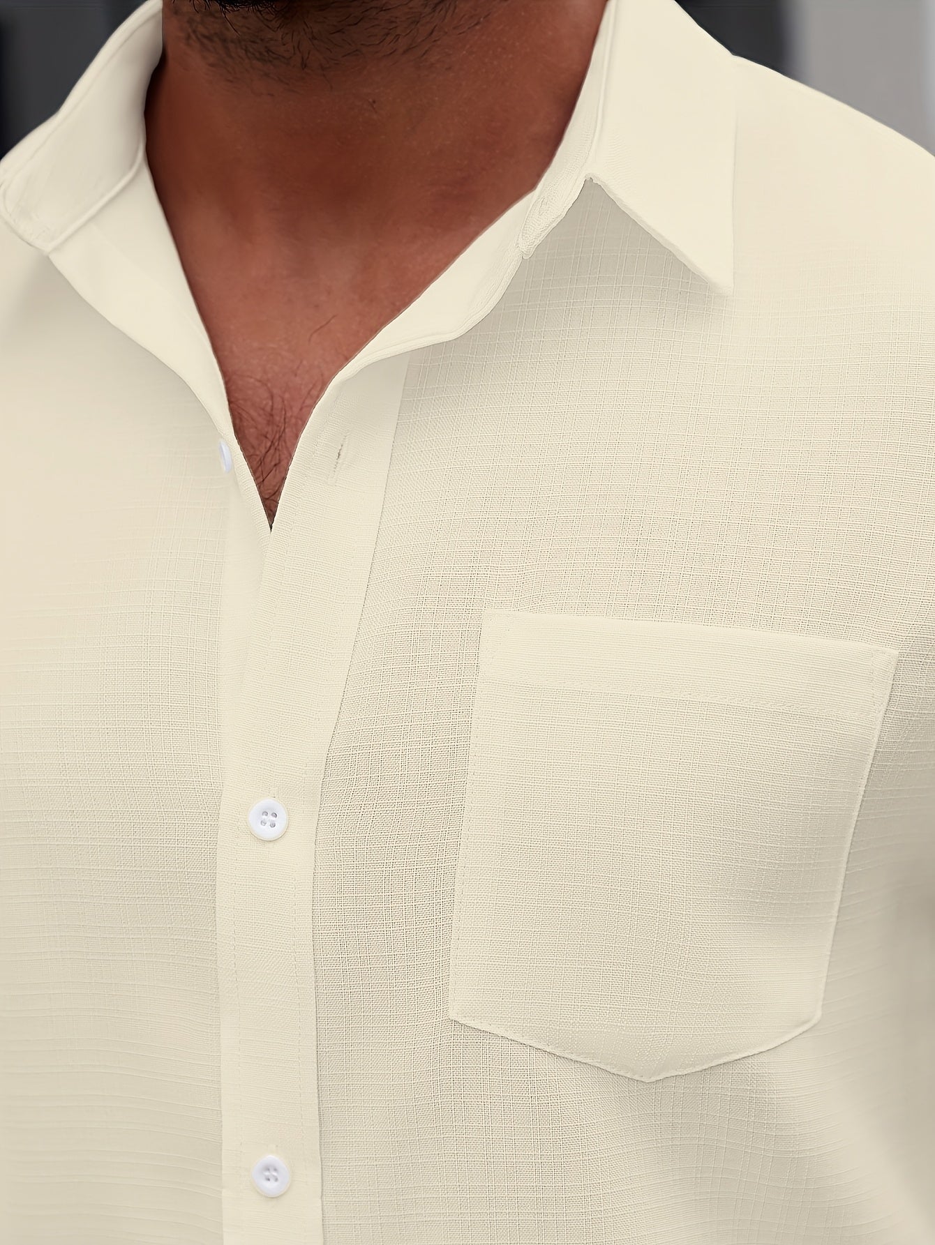 WL Atelier Men | Classic White Long-Sleeve Dress Shirt